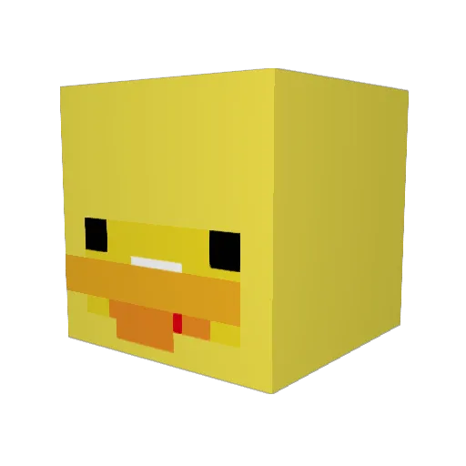 emmers4542 Minecraft avatar head, 3D render