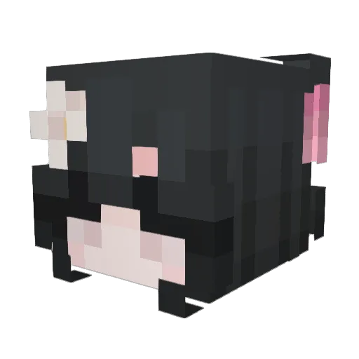 emmerse Minecraft avatar head, 3D render