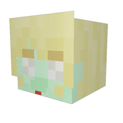 emmetron2678 Minecraft avatar head, 3D render
