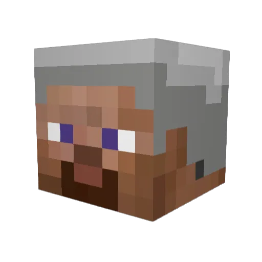 emmett175 Minecraft avatar head, 3D render