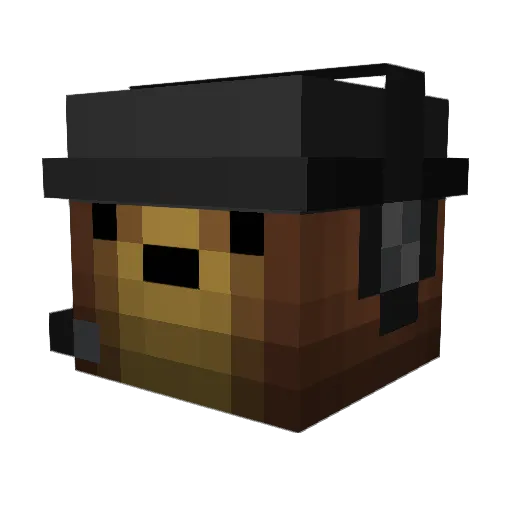 emmettben1 Minecraft avatar head, 3D render