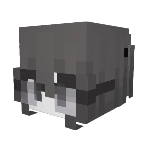 emmga Minecraft avatar head, 3D render
