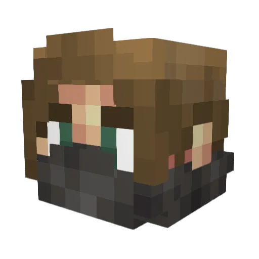 emmgoo13 Minecraft avatar head, 3D render