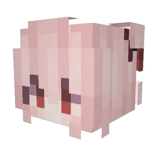 emmie15 Minecraft avatar head, 3D render