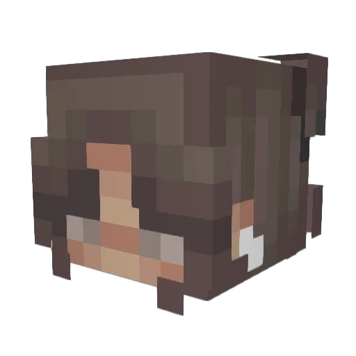 emmiii21 Minecraft avatar head, 3D render