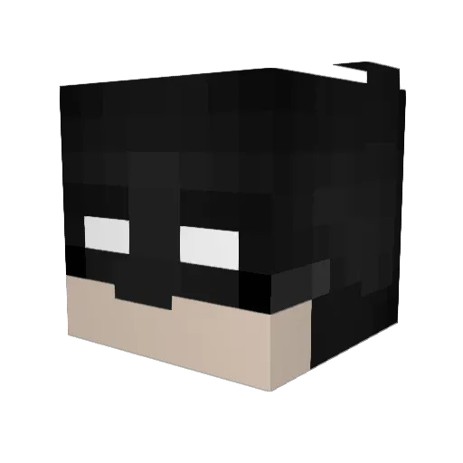 emmix_ Minecraft avatar head, 3D render