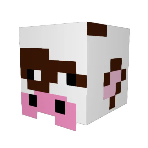 emmiyy Minecraft avatar head, 3D render