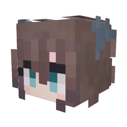 emmm79 Minecraft avatar head, 3D render