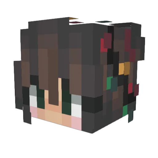 emmmmmmiii Minecraft avatar head, 3D render