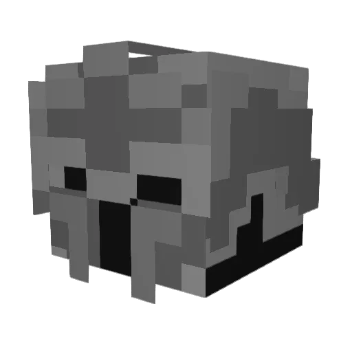 emmo82 Minecraft avatar head, 3D render