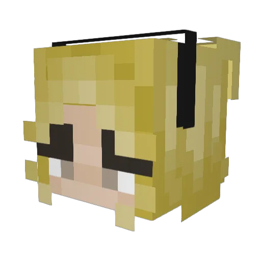 emms0722 Minecraft avatar head, 3D render