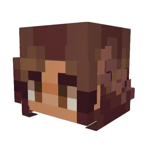 emmydrew04 Minecraft avatar head, 3D render