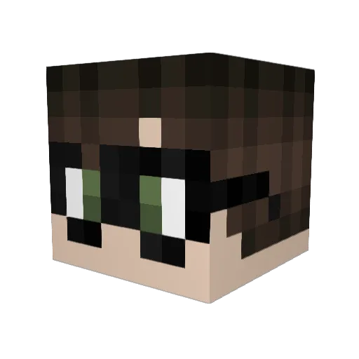 emmymo97 Minecraft avatar head, 3D render