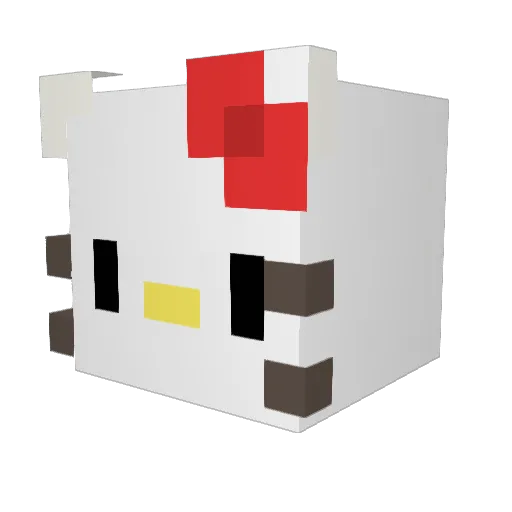 emmypoo69 Minecraft avatar head, 3D render
