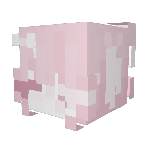 emmyzv Minecraft avatar head, 3D render