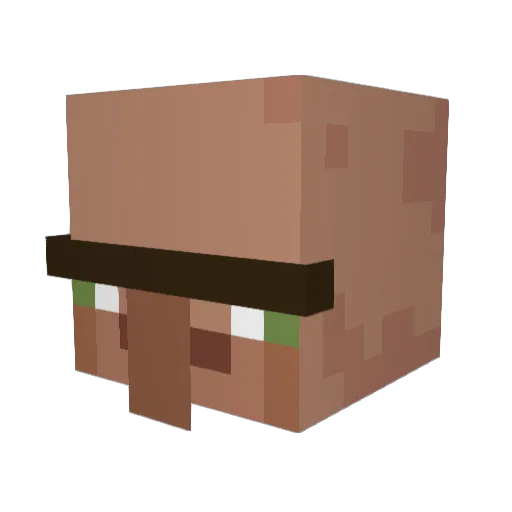 emo_koolkid Minecraft avatar head, 3D render