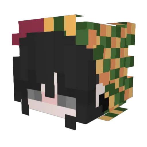 emo_slayer_ Minecraft avatar head, 3D render