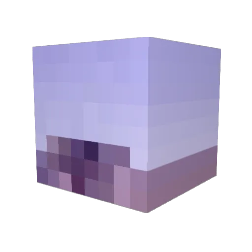 emocarti Minecraft avatar head, 3D render