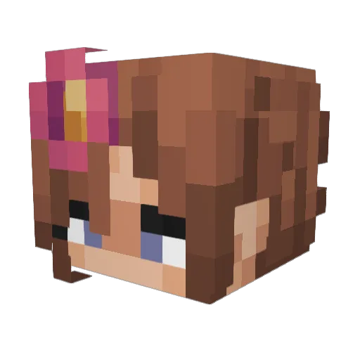 emof8gg Minecraft avatar head, 3D render