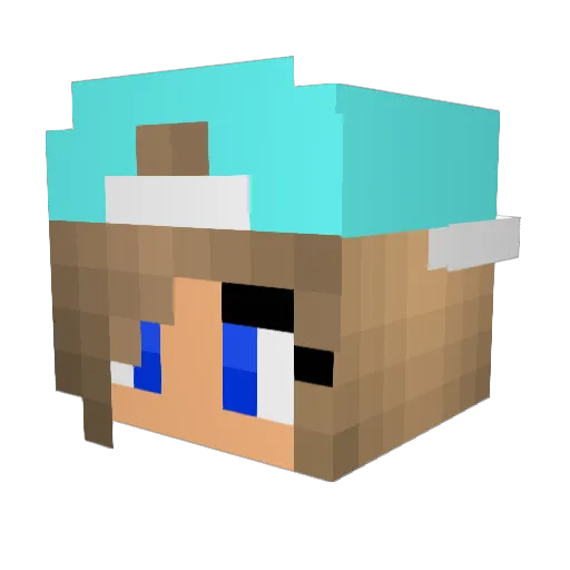 emojilover10 Minecraft avatar head, 3D render