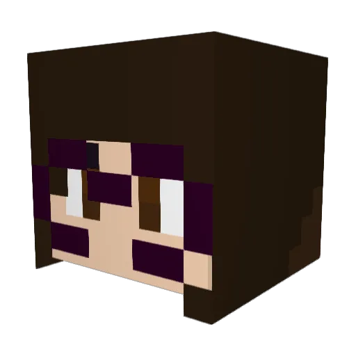 emolgafan113 Minecraft avatar head, 3D render