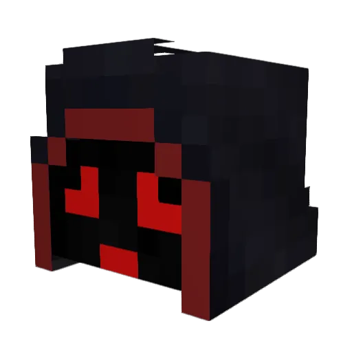emoliro_1 Minecraft avatar head, 3D render