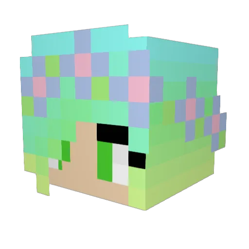 emoney2001 Minecraft avatar head, 3D render