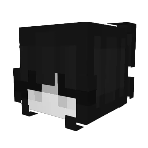 emotac Minecraft avatar head, 3D render