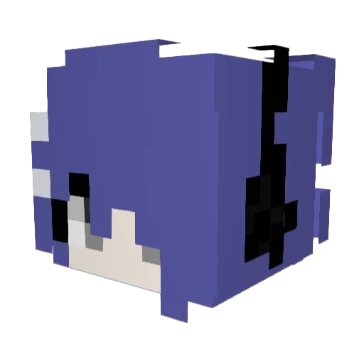 emotionalboy32 Minecraft avatar head, 3D render