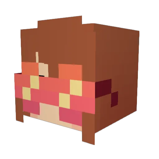 empanadalestpay2 Minecraft avatar head, 3D render