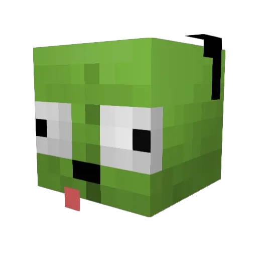 empatheee Minecraft avatar head, 3D render