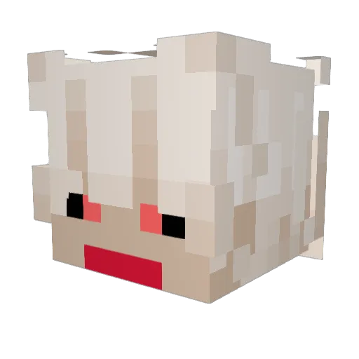 emperorkrip Minecraft avatar head, 3D render