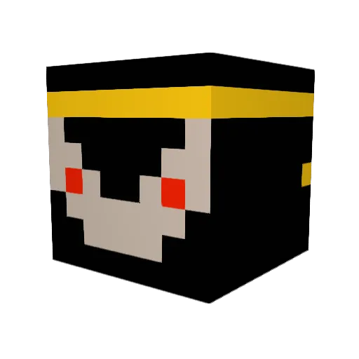 emperorpim Minecraft avatar head, 3D render