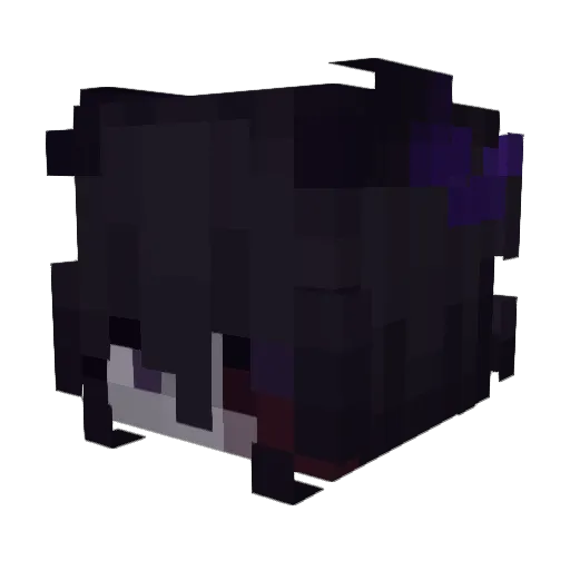 emptyasfck Minecraft avatar head, 3D render
