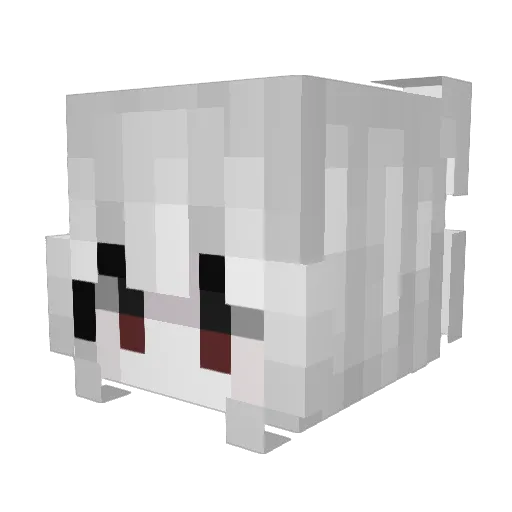 emptyfuneral Minecraft avatar head, 3D render