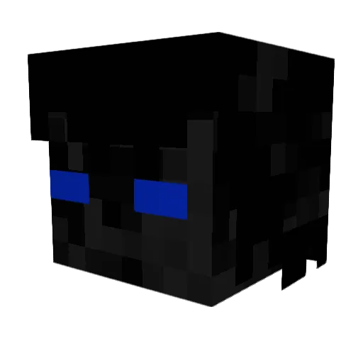 emptyobject Minecraft avatar head, 3D render