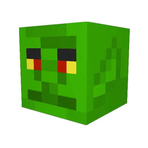 emptypail13 Minecraft avatar head, 3D render