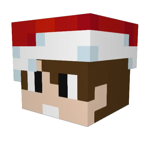 emre0129 Minecraft avatar head, 3D render