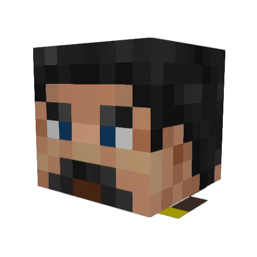 emre123674 Minecraft avatar head, 3D render