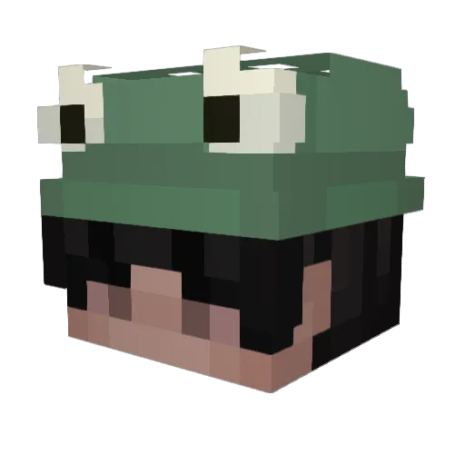 emreandniners Minecraft avatar head, 3D render