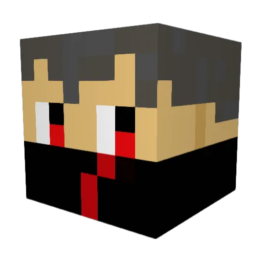 emree67 Minecraft avatar head, 3D render