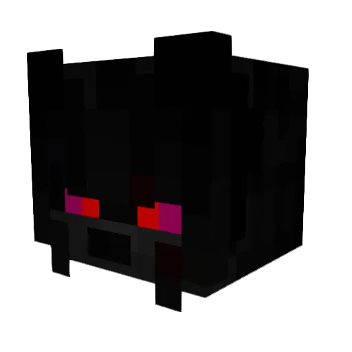 emrekral Minecraft avatar head, 3D render