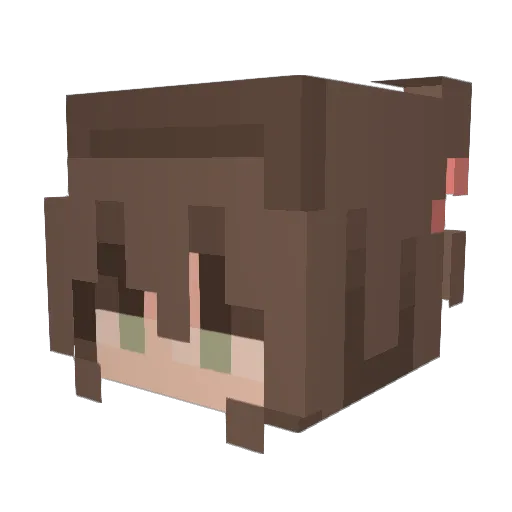 emrekraltr Minecraft avatar head, 3D render