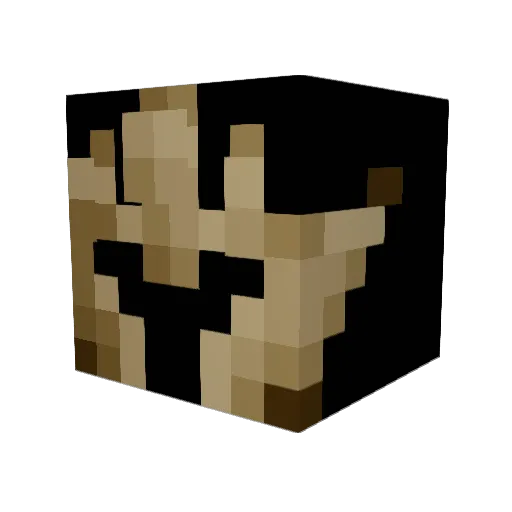 emrikXM Minecraft avatar head, 3D render