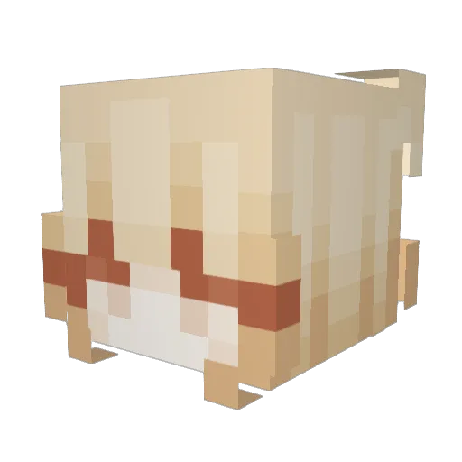 emrosek Minecraft avatar head, 3D render