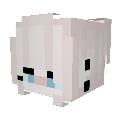 emrsun Minecraft avatar head, 3D render