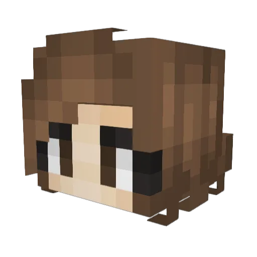 emry89 Minecraft avatar head, 3D render