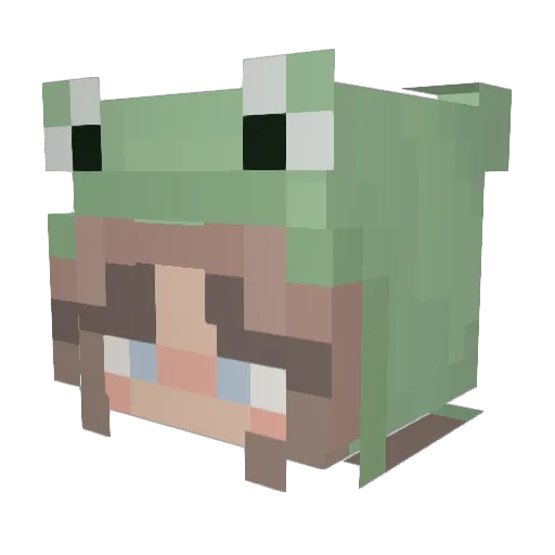 ems749 Minecraft avatar head, 3D render