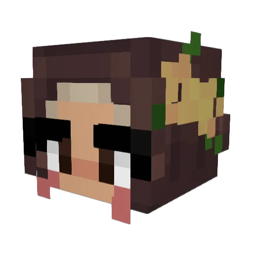 emsue_ew Minecraft avatar head, 3D render