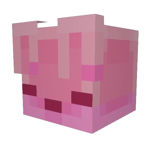 emsyuh Minecraft avatar head, 3D render